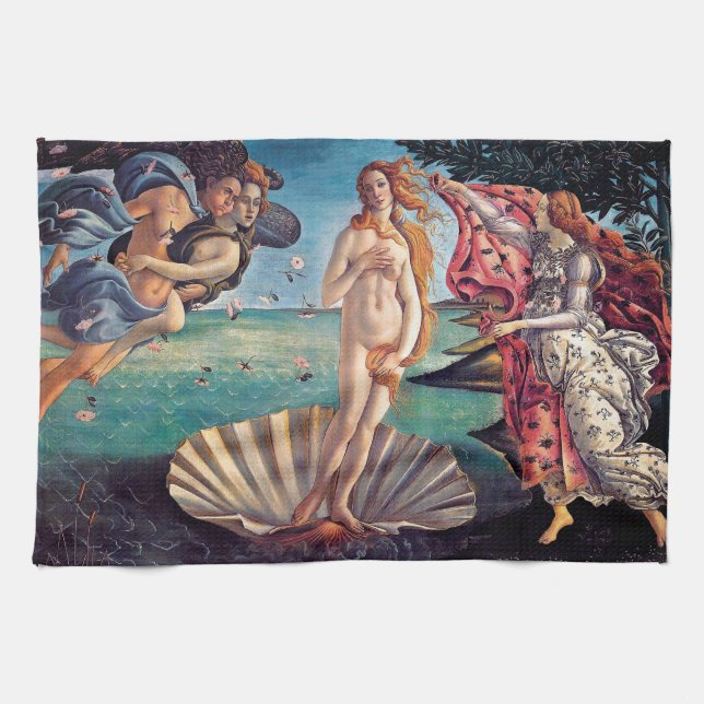 Sandro Botticelli - Birth of Venus - Fine Art Towel (Horizontal)