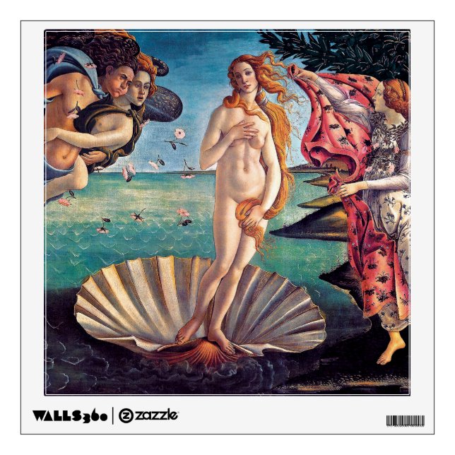 Sandro Botticelli - Birth of Venus - Fine Art Wall Decal (Front)