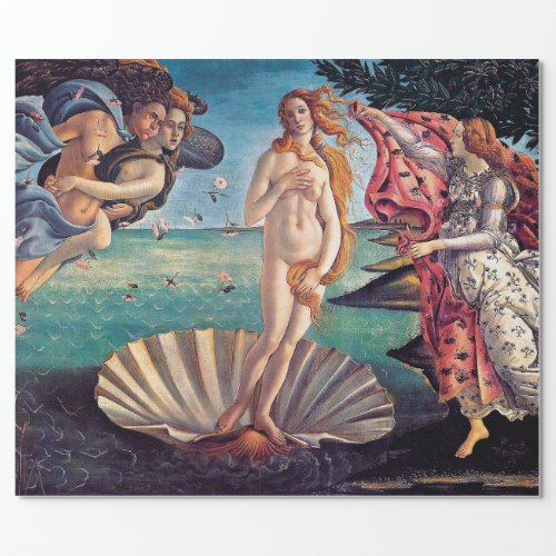 Sandro Botticelli _ Birth of Venus _ Fine Art Wrapping Paper