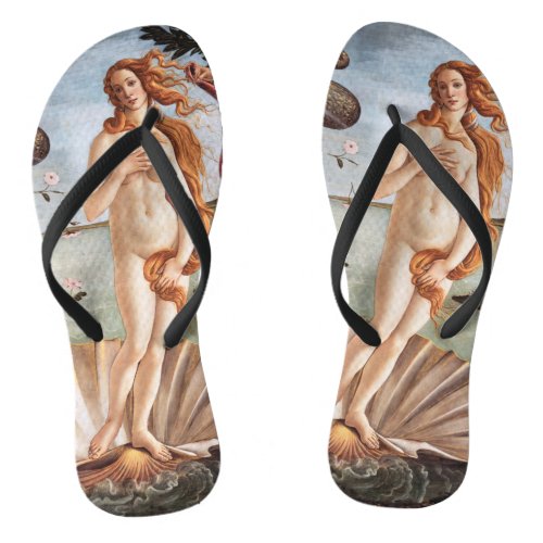 Sandro Botticelli _ Birth of Venus Flip Flops