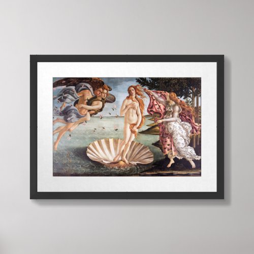 Sandro Botticelli _ Birth of Venus Framed Art