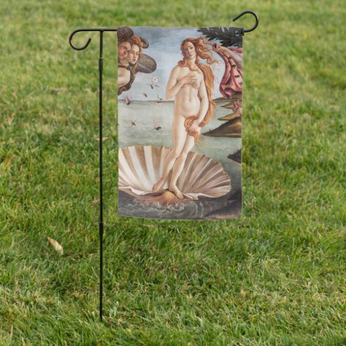 Sandro Botticelli _ Birth of Venus Garden Flag