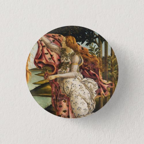 Sandro Botticelli Birth of Venus Hora of Spring Button