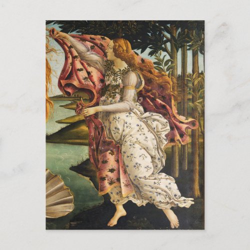 Sandro Botticelli Birth of Venus Hora of Spring Postcard