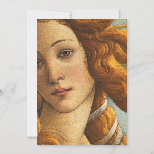 Sandro Botticelli Birth Of Venus Invitation