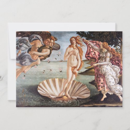Sandro Botticelli _ Birth of Venus Invitation
