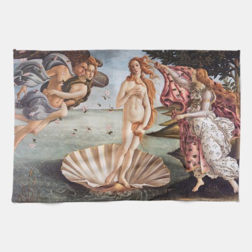 Sandro Botticelli _ Birth of Venus Kitchen Towel