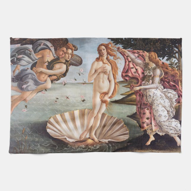 Sandro Botticelli - Birth of Venus Kitchen Towel (Horizontal)