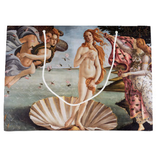 Sandro Botticelli - Birth of Venus Large Gift Bag