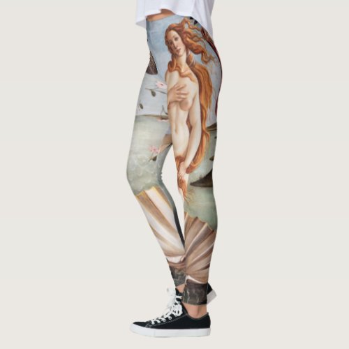 Sandro Botticelli _ Birth of Venus Leggings