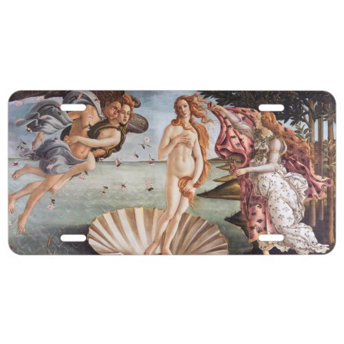 Sandro Botticelli _ Birth of Venus License Plate