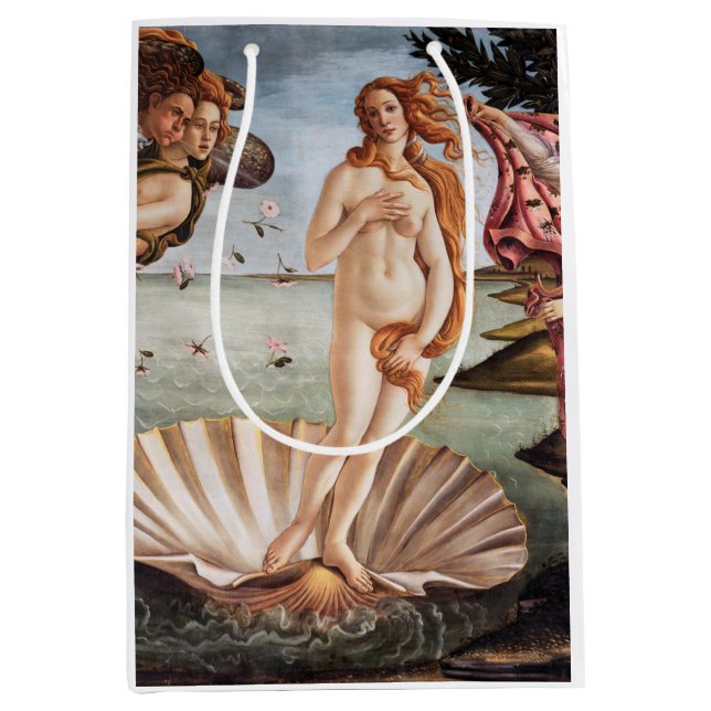 Sandro Botticelli - Birth of Venus Medium Gift Bag (Front)