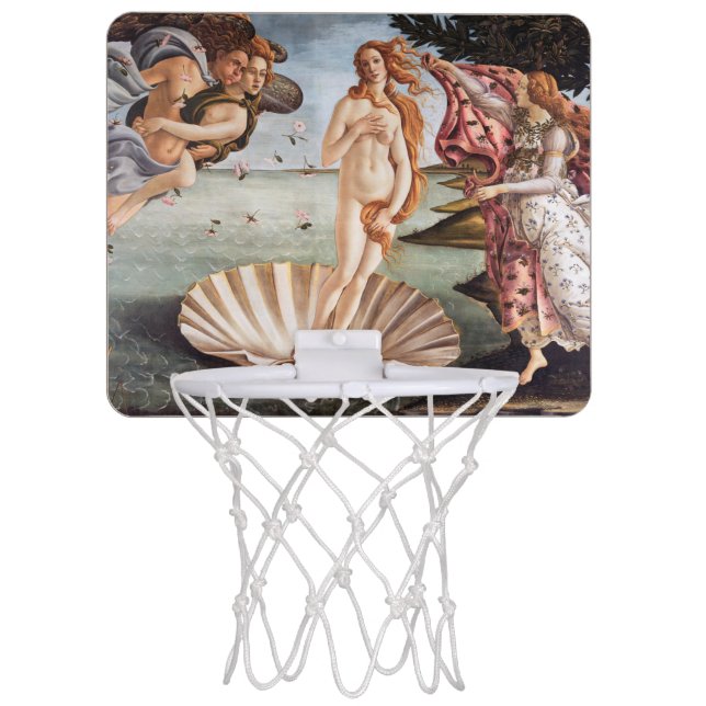 Sandro Botticelli - Birth of Venus Mini Basketball Hoop (Front)