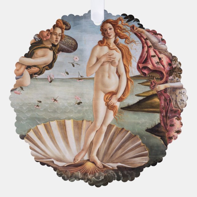 Sandro Botticelli - Birth of Venus Ornament Card (Front)