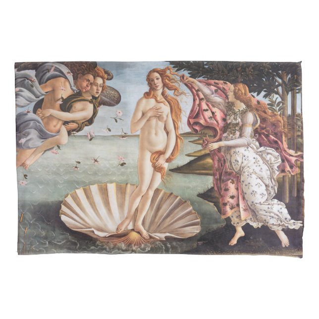 Sandro Botticelli - Birth of Venus Pillow Case (Front)
