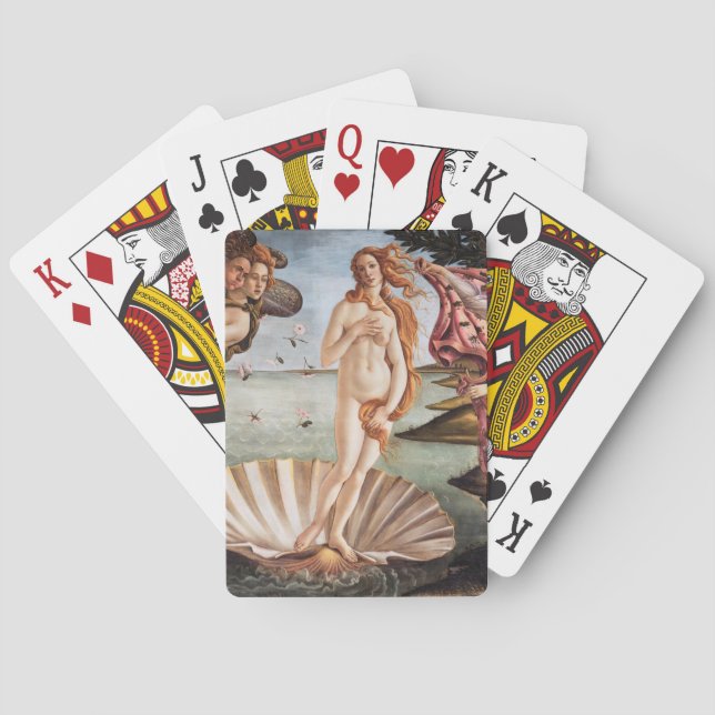 Sandro Botticelli - Birth of Venus Poker Cards (Back)