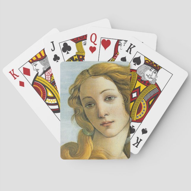 Sandro Botticelli Birth of Venus Poker Cards (Back)