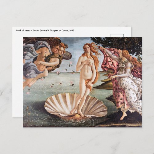 Sandro Botticelli _ Birth of Venus Postcard