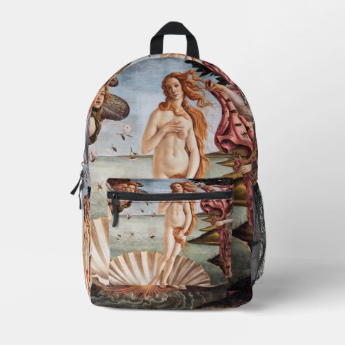Sandro Botticelli _ Birth of Venus Printed Backpack