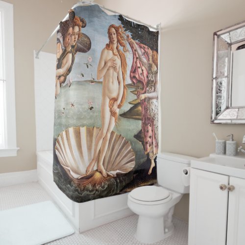 Sandro Botticelli _ Birth of Venus Shower Curtain
