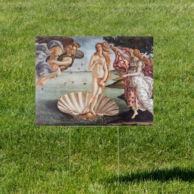 Sandro Botticelli - Birth of Venus Sign (Insitu)