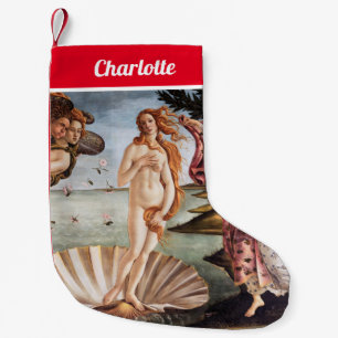 Sandro Botticelli - Birth of Venus Small Christmas Stocking