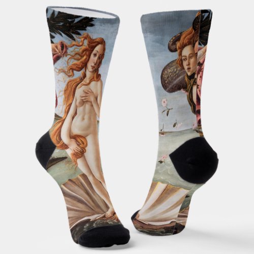 Sandro Botticelli _ Birth of Venus Socks