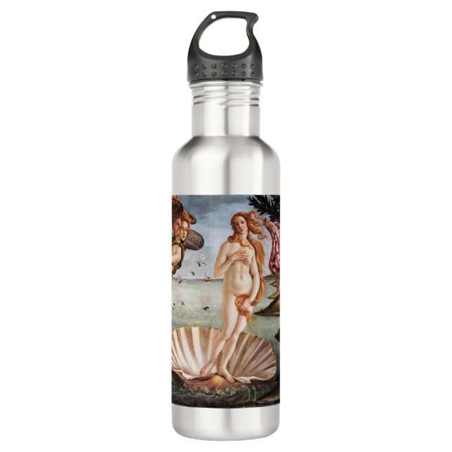 Sandro Botticelli - Birth of Venus Stainless Steel Water Bottle (Front)