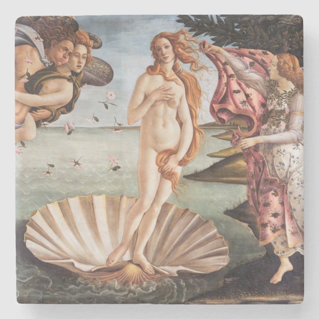 Sandro Botticelli - Birth of Venus Stone Coaster (Front)