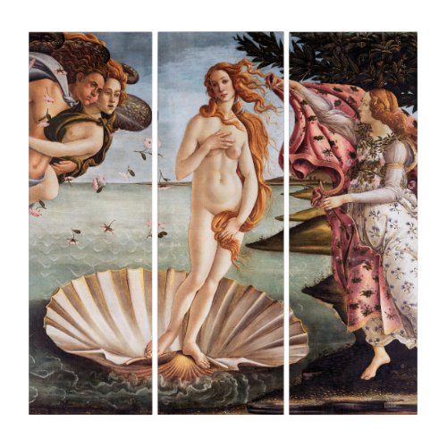 Sandro Botticelli _ Birth of Venus Triptych