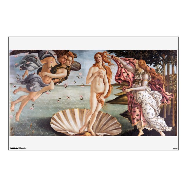 Sandro Botticelli - Birth of Venus Wall Decal (Front)
