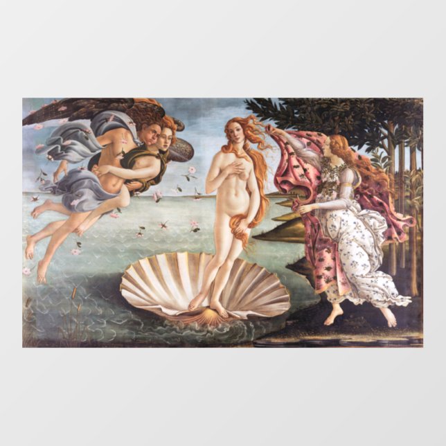 Sandro Botticelli - Birth of Venus Wall Decal (Front)