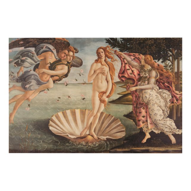 Sandro Botticelli - Birth of Venus Wood Wall Art (Front)