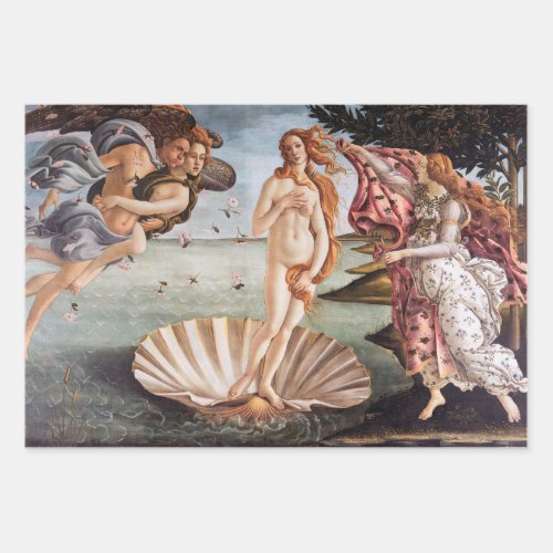 Sandro Botticelli _ Birth of Venus Wrapping Paper Sheets