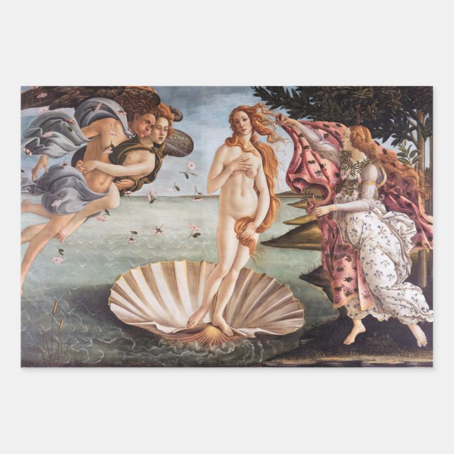 Sandro Botticelli - Birth of Venus Wrapping Paper Sheets (Front)