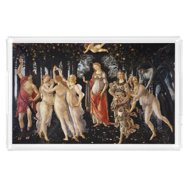 Sandro Botticelli - La Primavera Acrylic Tray (Front)