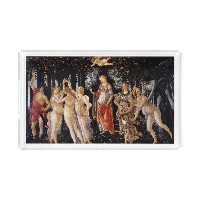 Sandro Botticelli - La Primavera Acrylic Tray (Front)
