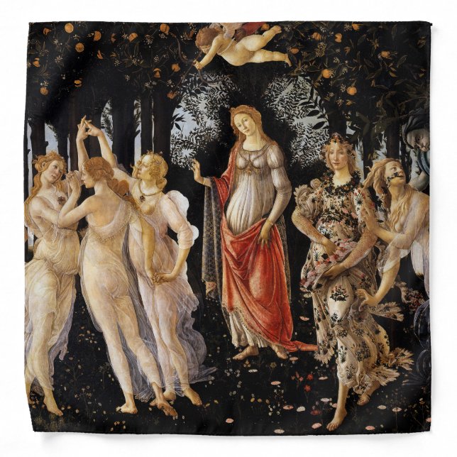 Sandro Botticelli - La Primavera Bandana (Front)