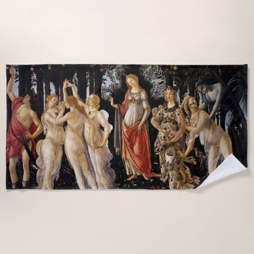 Sandro Botticelli _ La Primavera Beach Towel
