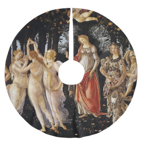 Sandro Botticelli _ La Primavera Brushed Polyester Tree Skirt