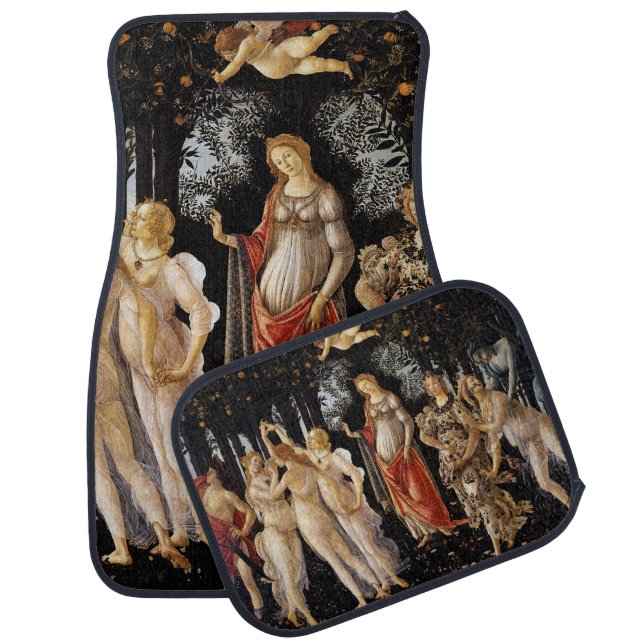 Sandro Botticelli - La Primavera Car Floor Mat (Set)
