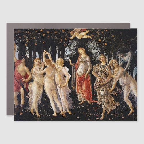 Sandro Botticelli _ La Primavera Car Magnet