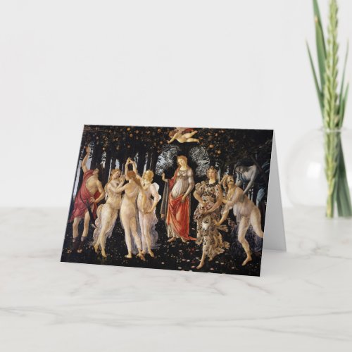 Sandro Botticelli _ La Primavera Card