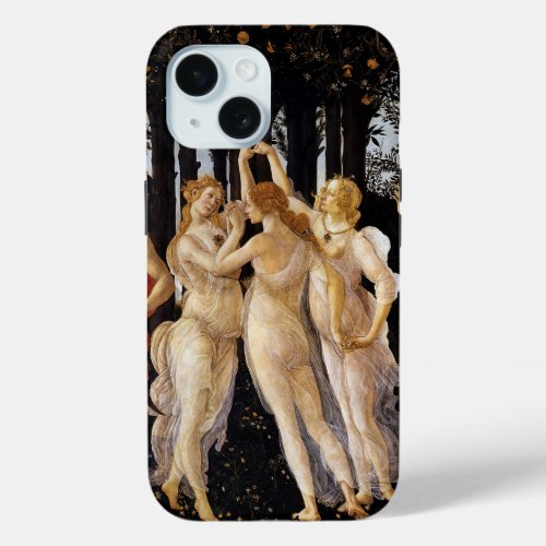 Sandro Botticelli _ La Primavera iPhone 15 Case