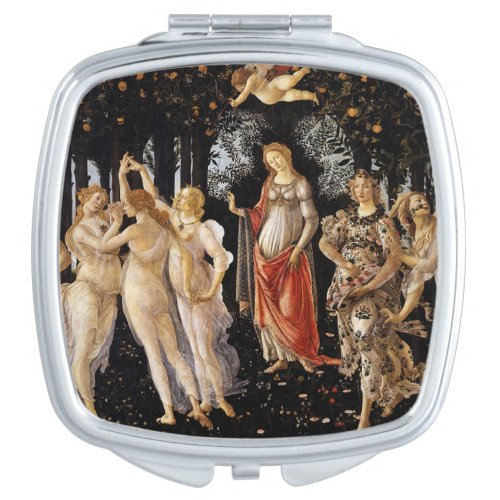 Sandro Botticelli _ La Primavera Compact Mirror