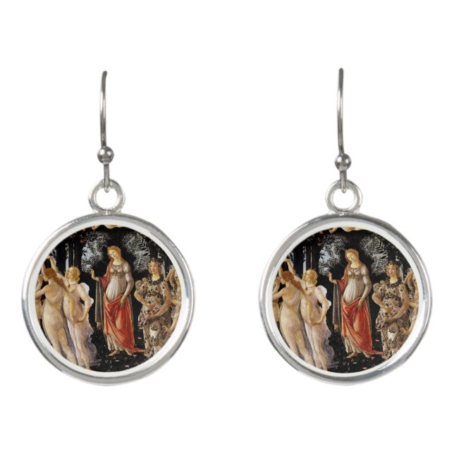 Sandro Botticelli - La Primavera Earrings (Front)