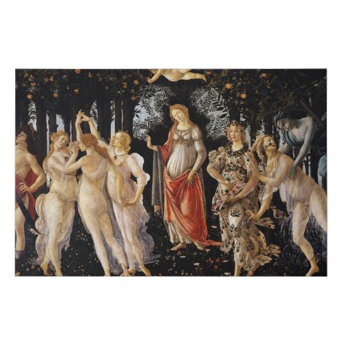 Sandro Botticelli _ La Primavera Faux Canvas Print