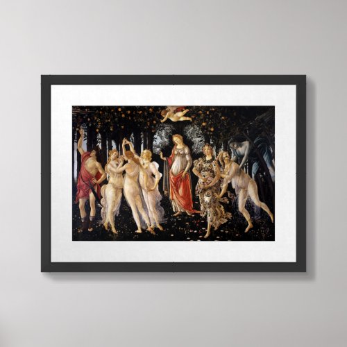 Sandro Botticelli _ La Primavera Framed Art