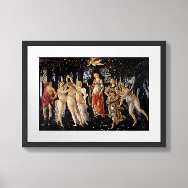 Sandro Botticelli - La Primavera Framed Art (Framed Front)