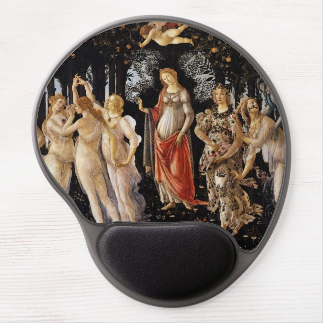 Sandro Botticelli - La Primavera Gel Mouse Pad (Front)